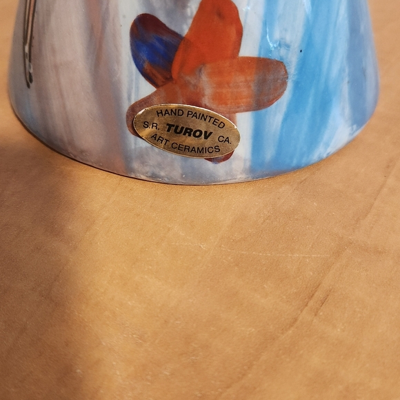 Hand-Painted Ceramic Elephant Figurine - Picture 6 of 11